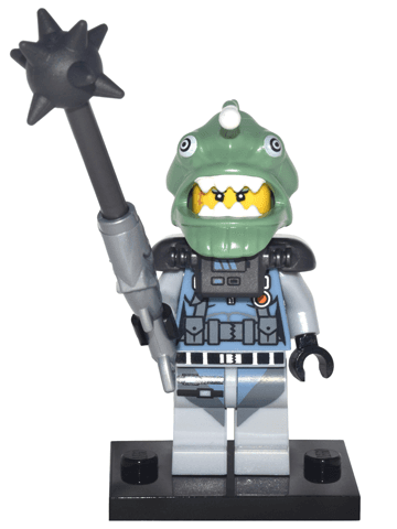 LEGO Shark Army Angler, The LEGO Ninjago Movie (Complete Set with Stand and Accessories) (coltlnm-13) set, 2017