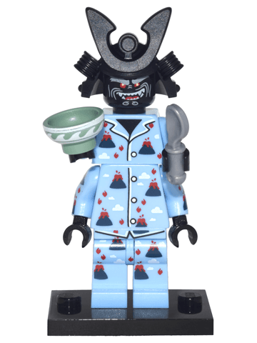 LEGO Volcano Garmadon, The LEGO Ninjago Movie (Complete Set with Stand and Accessories) (coltlnm-16) set, 2017
