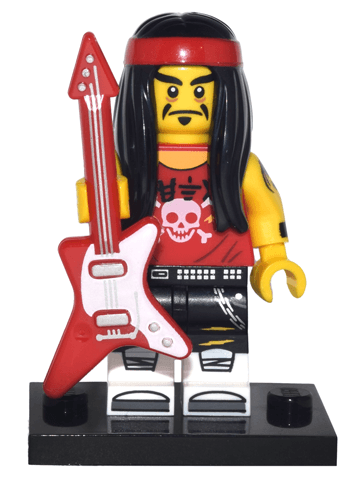 LEGO Gong & Guitar Rocker, The LEGO Ninjago Movie (Complete Set with Stand and Accessories) (coltlnm-17) set, 2017