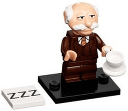 Waldorf, The Muppets (Complete Set with Stand and Accessories)