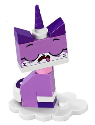 LEGO Sleepy Unikitty, Unikitty!, Series 1 (Complete Set with Stand) (coluni1-10) set, 2018