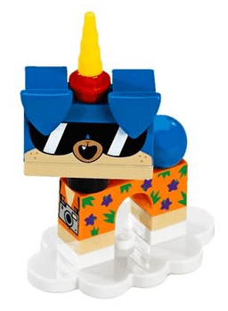 Shades Puppycorn, Unikitty!, Series 1 (Complete Set with Stand)