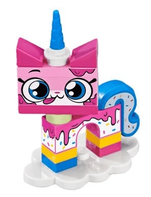 LEGO Dessert Unikitty, Unikitty!, Series 1 (Complete Set with Stand) (coluni1-7) set, 2018
