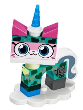 LEGO Camouflage Unikitty, Unikitty!, Series 1 (Complete Set with Stand) (coluni1-8) set, 2018