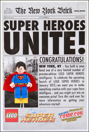 LEGO Superman - New York Comic-Con 2011 Exclusive (comcon017-1) set, 2011