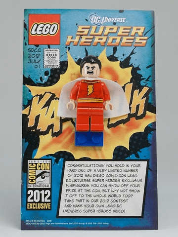 LEGO Shazam / Captain Marvel - San Diego Comic-Con 2012 Exclusive (comcon020-1) set, 2012