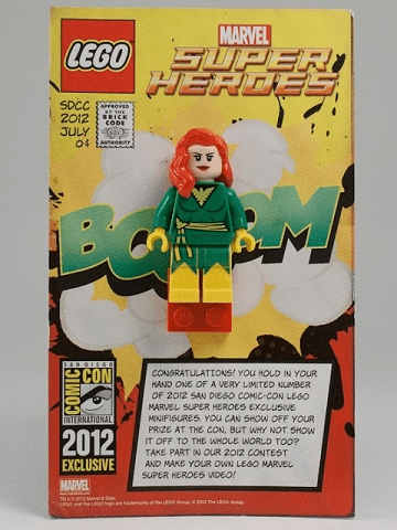 LEGO Jean Grey in Phoenix Costume - San Diego Comic-Con 2012 Exclusive (comcon021-1) set, 2012
