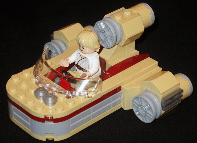LEGO Luke Skywalker's Landspeeder - Mini - New York Comic-Con 2012 Exclusive (comcon024-1) set, 2012