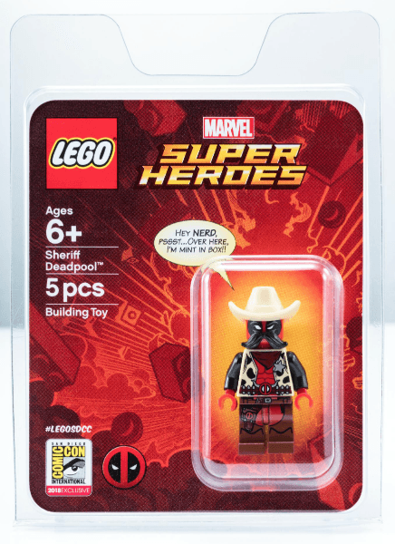 LEGO Sheriff Deadpool - San Diego Comic-Con 2018 Exclusive blister pack (comcon055-1) set, 2018