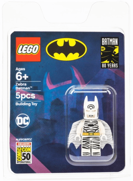 LEGO Zebra Batman - San Diego Comic-Con 2019 Exclusive blister pack (comcon059-1) set, 2019
