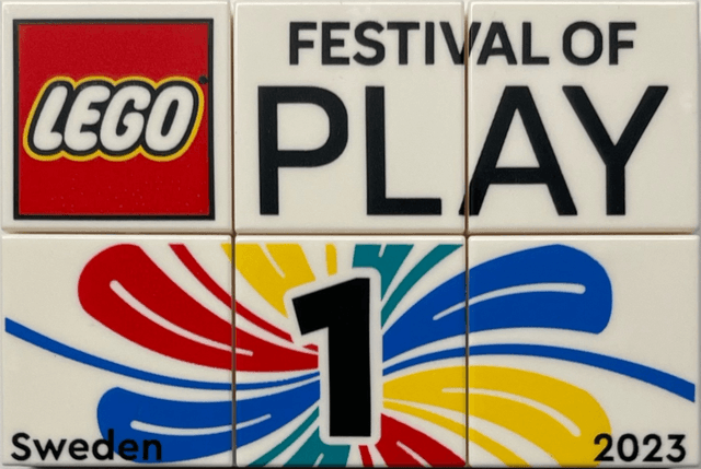 LEGO LEGO Festival of Play Sweden Puzzle Promotional 2023 (fopp01-1) set, 2023