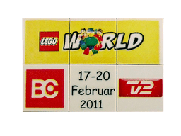 LEGO LEGO World Denmark Puzzle Promotional 2011 (lwp04-1) set