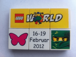 LEGO LEGO World Denmark Puzzle Promotional 2012 (lwp05-1) set