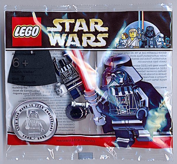 LEGO Darth Vader 10 Year Anniversary Promotional Minifigure polybag (sw218promo-1) set, 2009