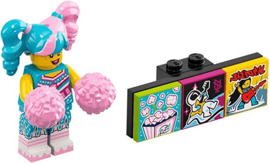 Cotton Candy Cheerleader, Vidiyo Bandmates, Series 1 (Complete Set with Stand and Accessories)