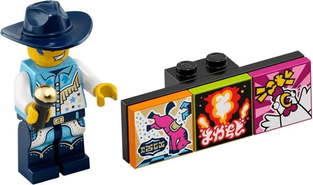 LEGO Discowboy, Vidiyo Bandmates, Series 1 (Complete Set with Stand and Accessories) (vidbm01-6) set, 2021