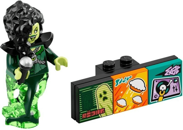 LEGO Banshee Singer, Vidiyo Bandmates, Series 1 (Complete Set with Stand and Accessories) (vidbm01-8) set, 2021