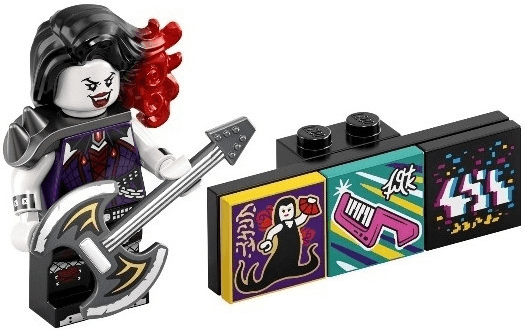 LEGO Vampire Bassist, Vidiyo Bandmates, Series 2 (Complete Set with Stand and Accessories) (vidbm02-11) set, 2021
