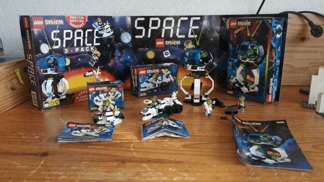 LEGO Space Exploriens 3-Pack (6815, 6899, 6854) (vp-25) set, 1996