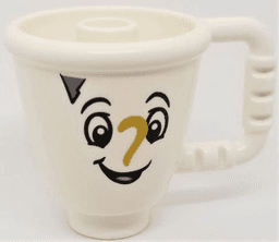 Duplo Figure, Disney Princess, Chip Potts (Duplo Utensil Cup with Stud Inside) (6212893)