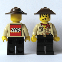 Johnny Thunder (Desert) with LEGO Logo on Back