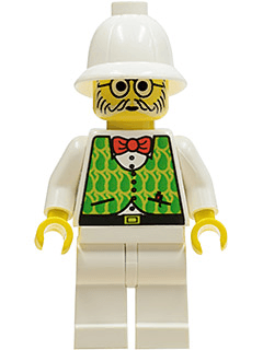 Dr. Kilroy / Dr. Charles Lightning - Green and Lime Vest, White Legs, White Pith Helmet