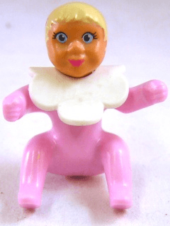 Belville Female, Baby Girl (Princess) - Bright Pink Outfit, Bib