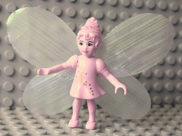 Belville Fairy (Millimy) - Pink with Moon Pattern, Wings, Bow