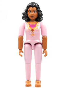 Belville Female, Adult Woman (Safran) - Pink Pants, Pink Top with Dark Pink Inset Pattern, Black Hair (4183895)