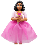 Belville Female, Adult Woman (Safran) - Pink Pants, Pink Top with Dark Pink Inset Pattern, Black Hair, Skirt