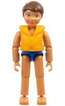 Belville Male, Child Boy - Blue Swimsuit, Brown Hair, Life Jacket
