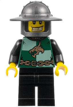 Kingdoms - Dragon Knight Quarters, Helmet with Broad Brim, Gold Tooth