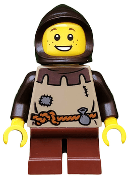 Kingdoms - Peasant, Child with Dark Brown Hood