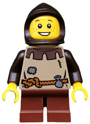 Kingdoms - Peasant, Child with Dark Brown Hood