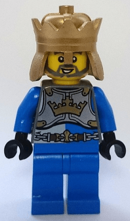 Castle - King's Knight Breastplate with Crown and Chain Belt, Crown