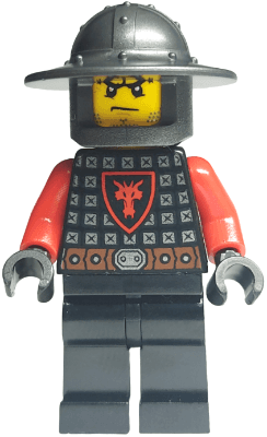 Castle - Dragon Knight Scale Mail with Dragon Shield, Helmet with Broad Brim