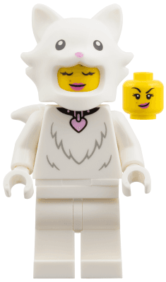 Cat Costume Fan, Series 28 (Minifigure Only without Stand and Accessories)