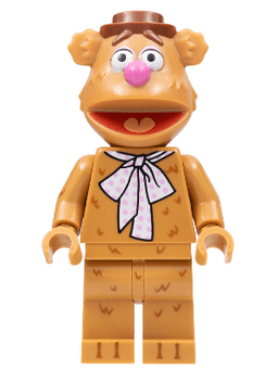 Fozzie Bear, The Muppets (Minifigure Only without Stand and Accessories)