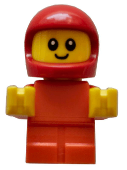 Driver Junior - Reddish Orange Body, Red Helmet (Construction Worker)