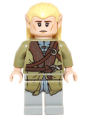 Legolas - Olive Green Robe, Short Cheek Lines