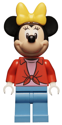 Minnie Mouse - Red Open Shirt