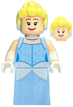 Cinderella - Bright Light Blue Dress, White Gloves