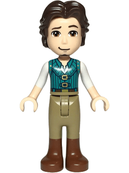 Flynn Rider - Mini Doll, Dark Turquoise Vest, Thin Hinge