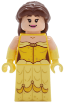 Belle - Minifigure, Dress with Gold Sparkles