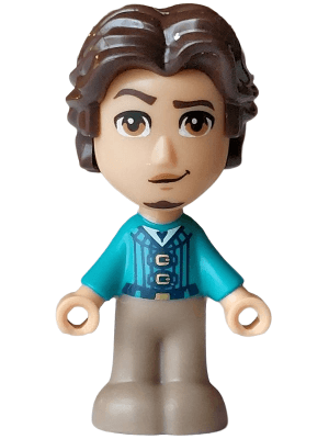 Flynn Rider (Medium Tan) - Micro Doll, Dark Turquoise Jacket