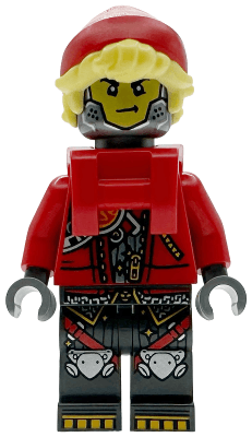 Cooper - Robot with Red Cap and Neck Bracket