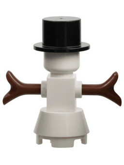 Snowman with 2 x 2 Truncated Cone as Legs
