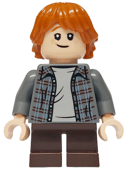 Ron Weasley - Plaid Shirt, Dark Brown Short Legs