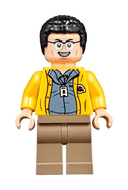 Dennis Nedry - Jurassic Park Logo on Back