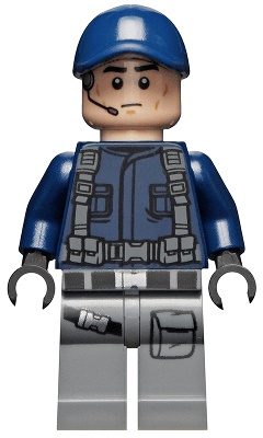 ACU Guard / Trooper - Male, Dark Blue Cap, Light Nougat Head, Headset